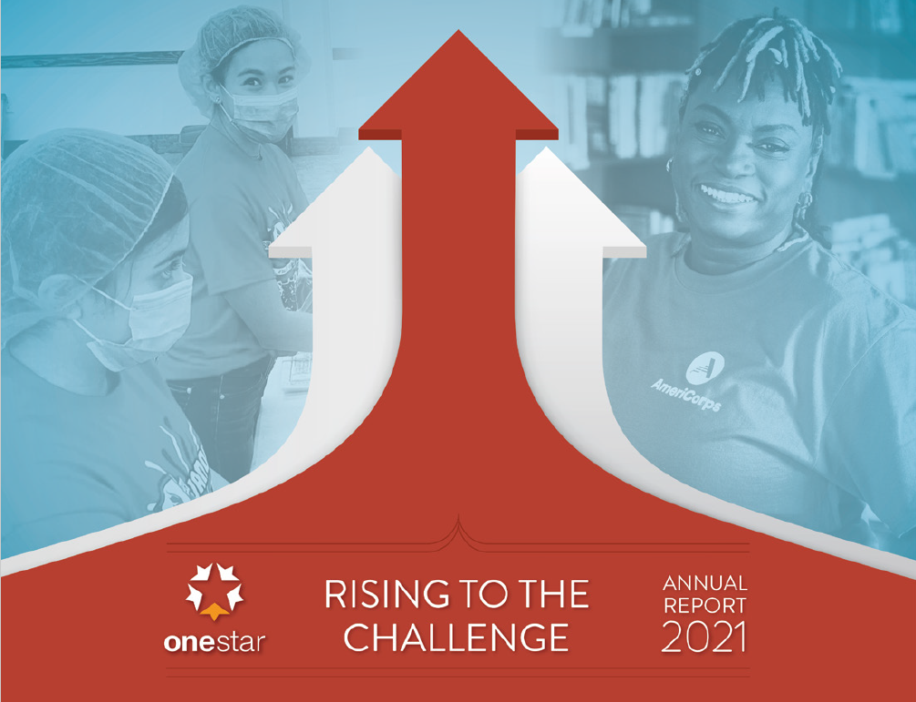Cover of Rising to the Challenge: Annual Report 2021